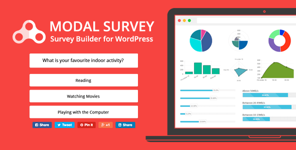 افزونه ایجاد نظرسنجی و مسابقه Modal Survey v1.9.6.1
